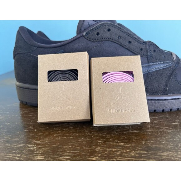 Air Jordan 1 Low Retro OG SP Travis Scott Velvet Brown Men's Size 14 DM7866-202 - Picture 11 of 12